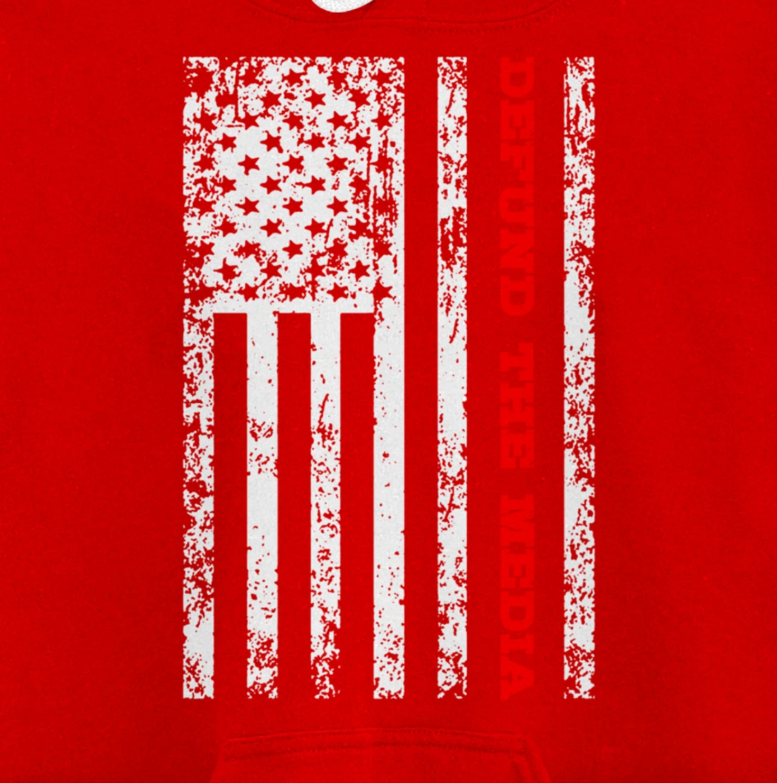 Defund The Media Pullover Hoodie