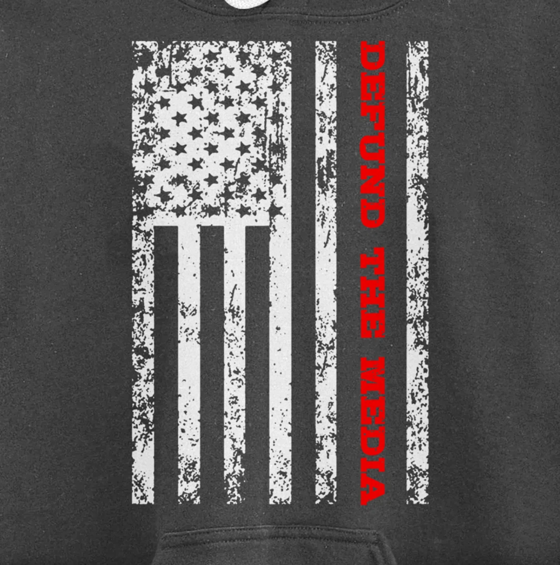 Defund The Media Pullover Hoodie