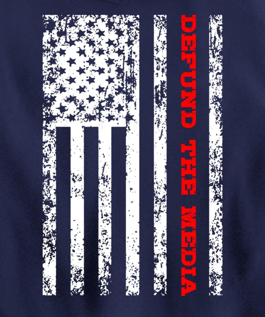 Defund The Media Pullover Hoodie