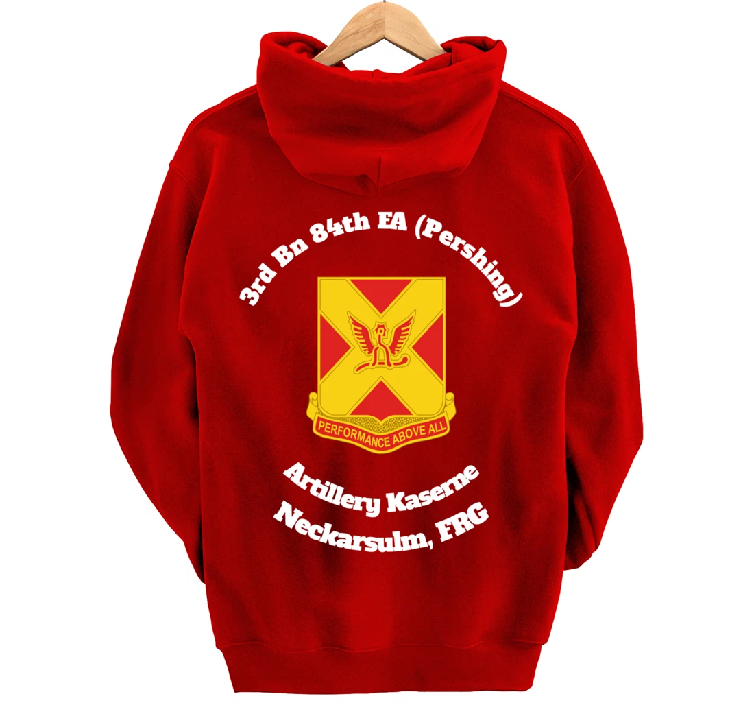 3rd Bn 84th FA Artillery Kaserne Neckarsulm design Pullover Hoodie