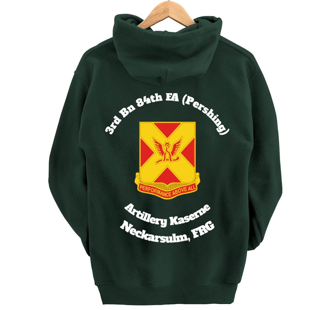 3rd Bn 84th FA Artillery Kaserne Neckarsulm design Pullover Hoodie
