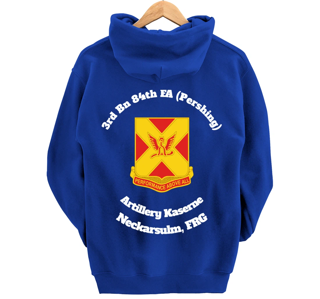 3rd Bn 84th FA Artillery Kaserne Neckarsulm design Pullover Hoodie