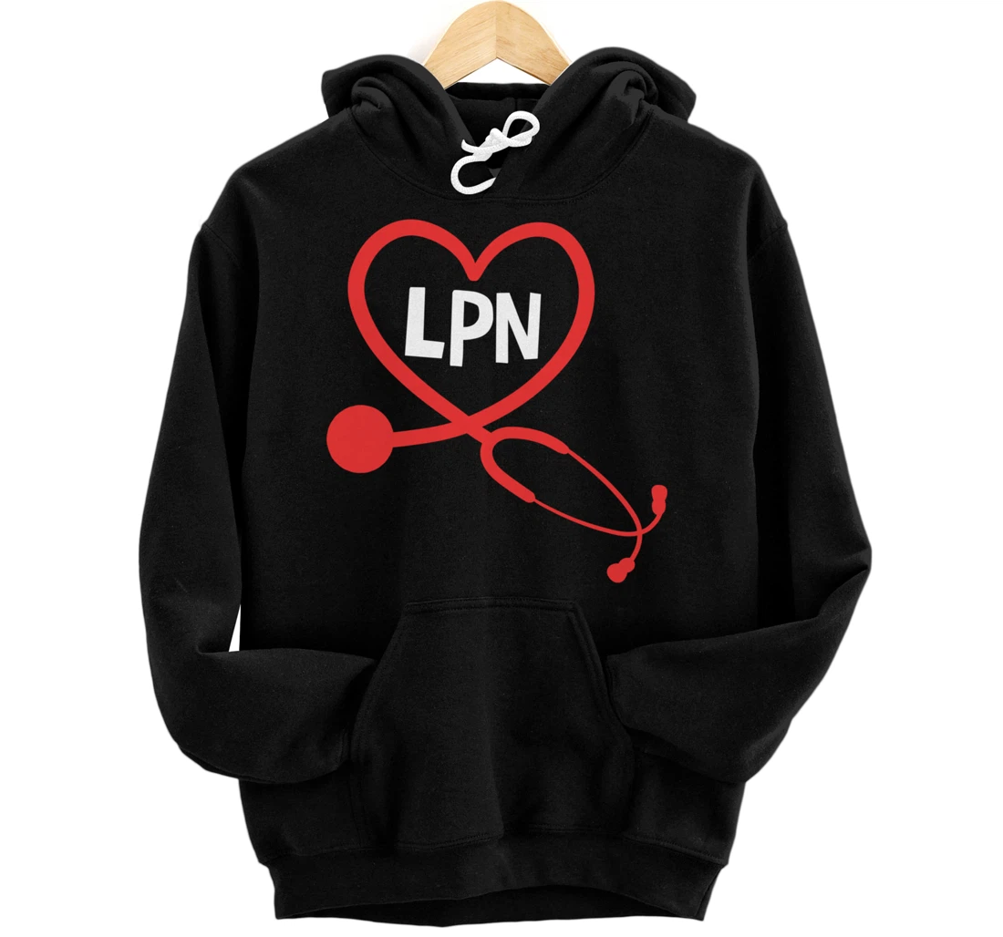 LPN Licenced Practical Nurse Profession Cute Hospital Job Pullover Hoodie