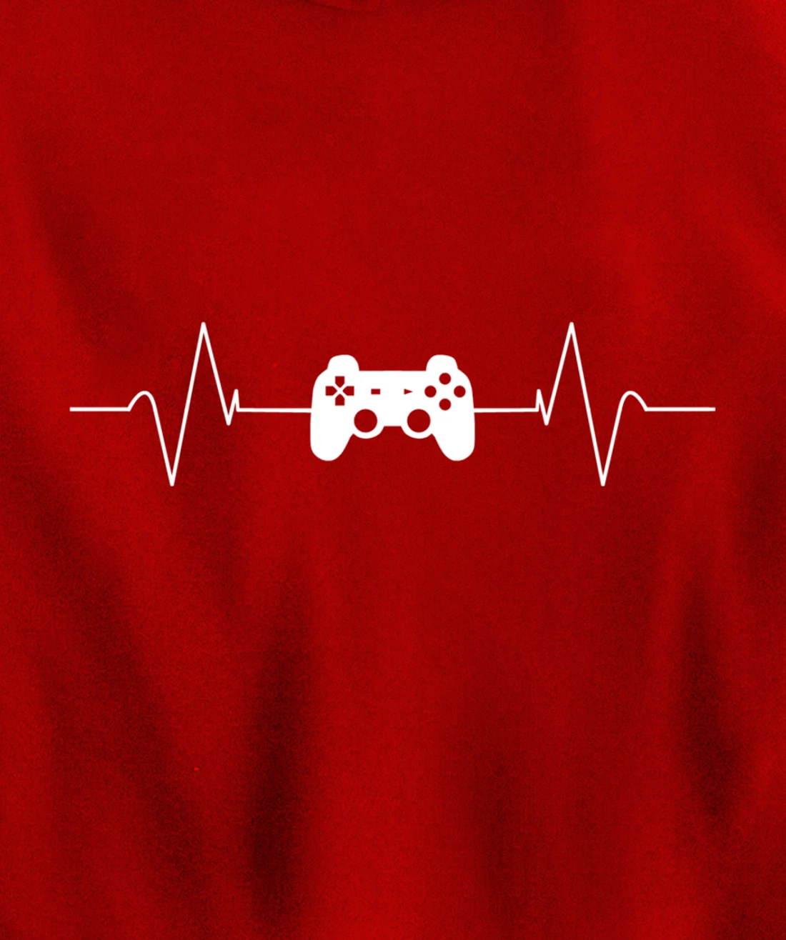 Gaming Heartbeat Gamer Gift Pullover Hoodie