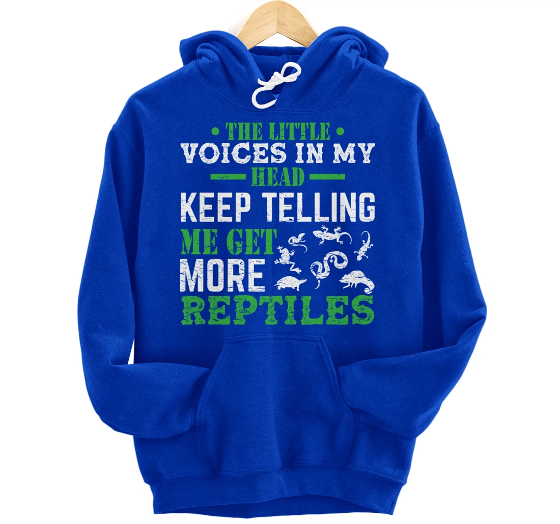 Funny Breeder Get More Reptiles Herping Reptile Pullover Hoodie