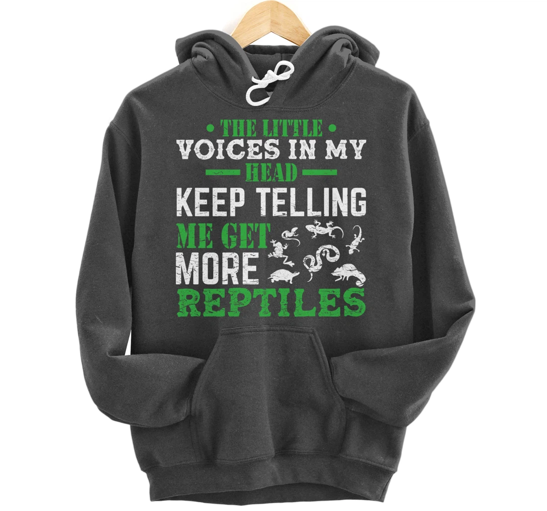 Funny Breeder Get More Reptiles Herping Reptile Pullover Hoodie