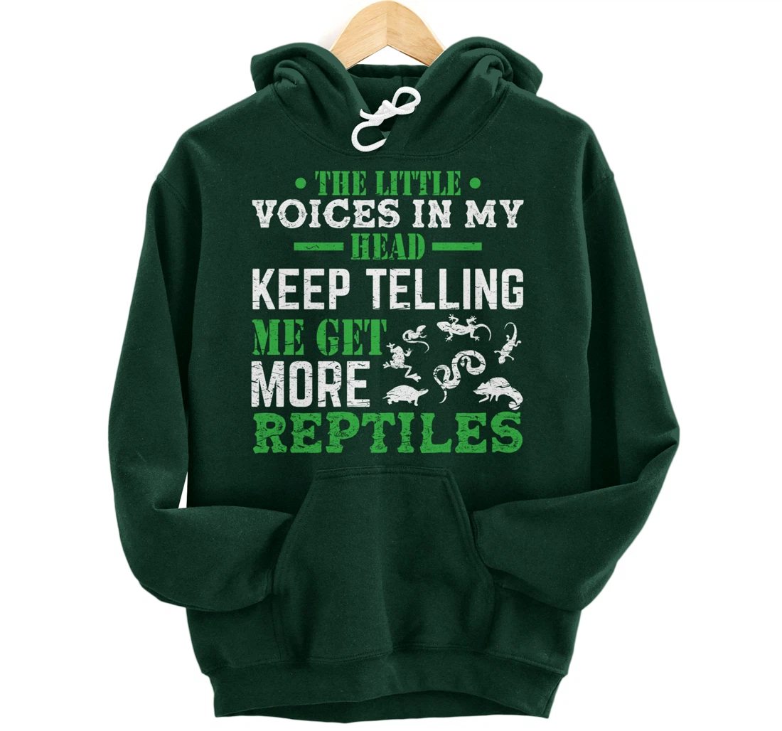 Funny Breeder Get More Reptiles Herping Reptile Pullover Hoodie