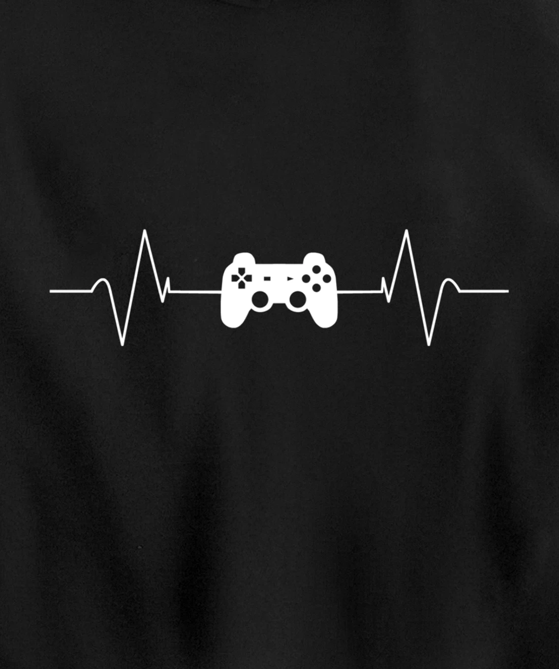 Gaming Heartbeat Gamer Gift Pullover Hoodie