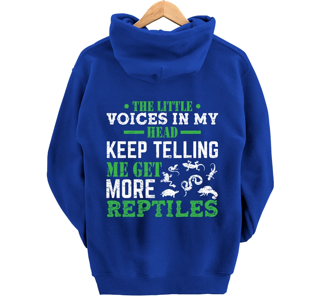 Funny Breeder Get More Reptiles Herping Reptile Pullover Hoodie