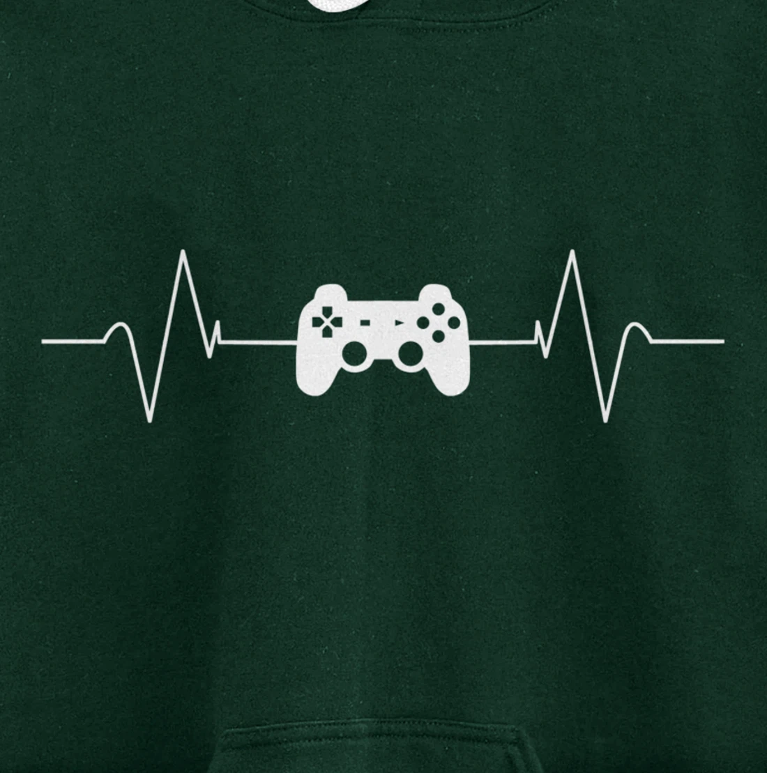 Gaming Heartbeat Gamer Gift Pullover Hoodie