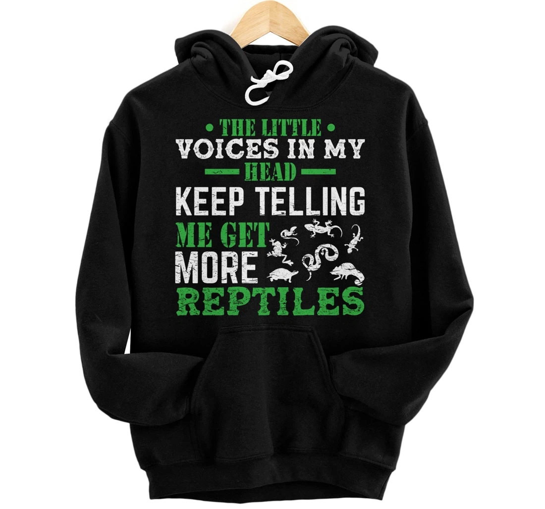 Funny Breeder Get More Reptiles Herping Reptile Pullover Hoodie