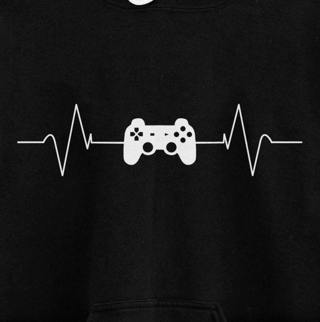 Gaming Heartbeat Gamer Gift Pullover Hoodie