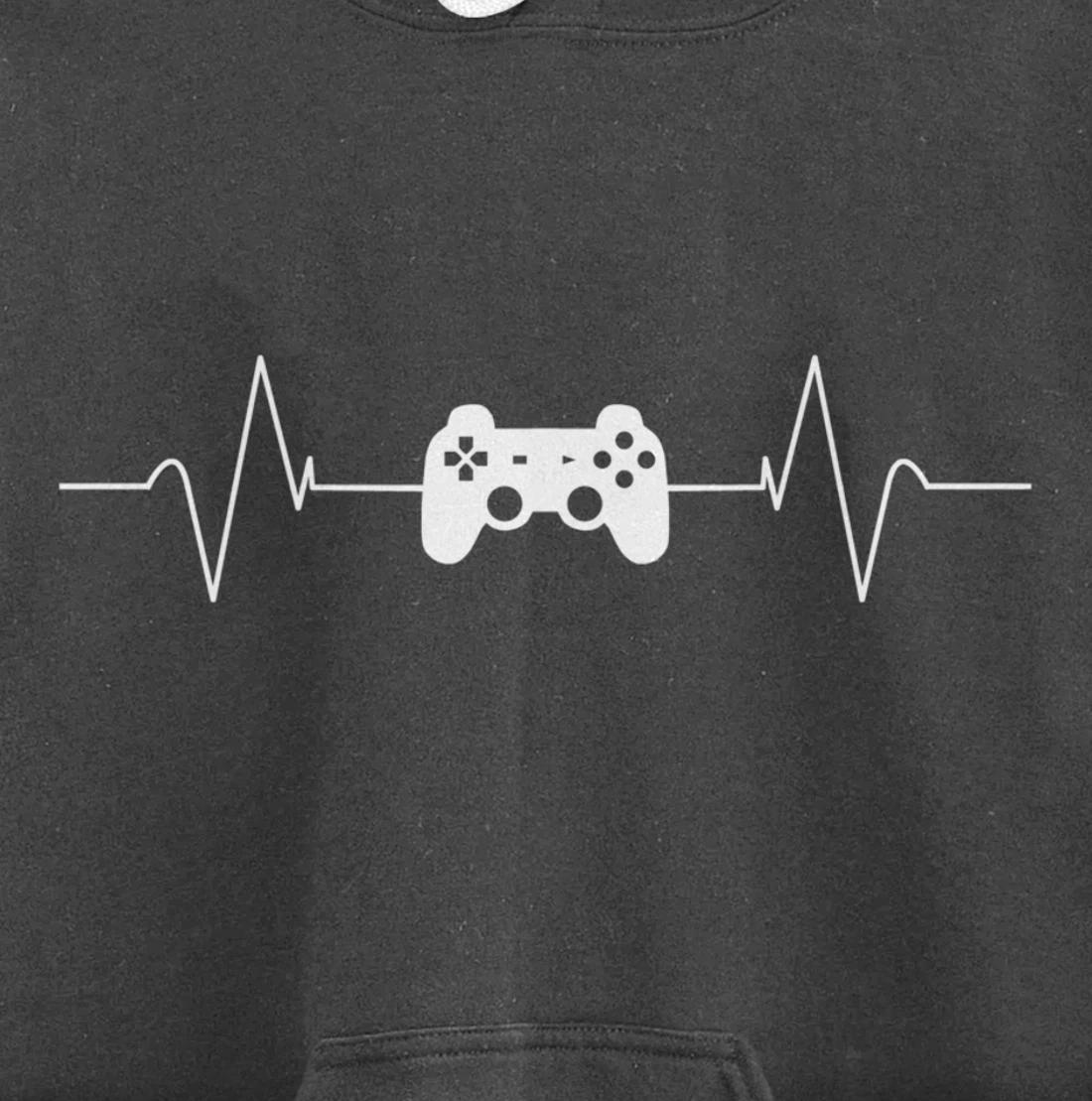 Gaming Heartbeat Gamer Gift Pullover Hoodie