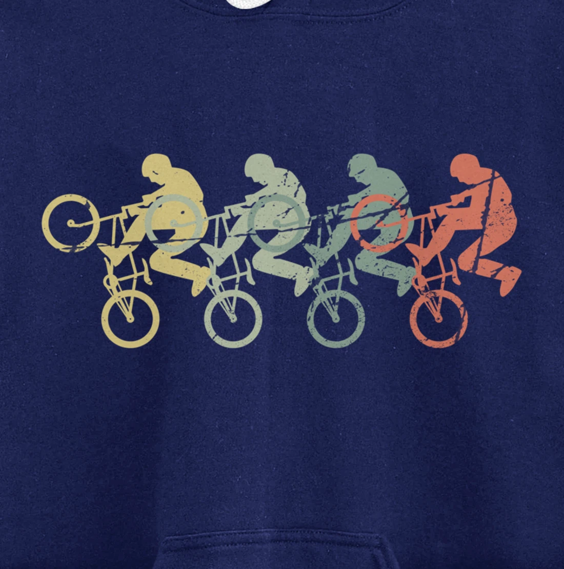 Vintage Retro BMX Gift Idea Pullover Hoodie