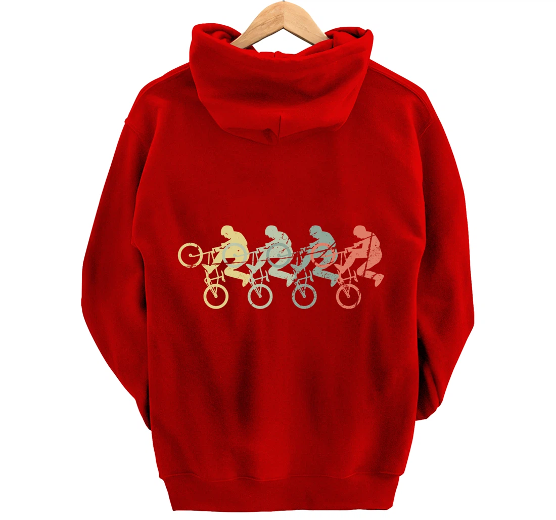 Vintage Retro BMX Gift Idea Pullover Hoodie