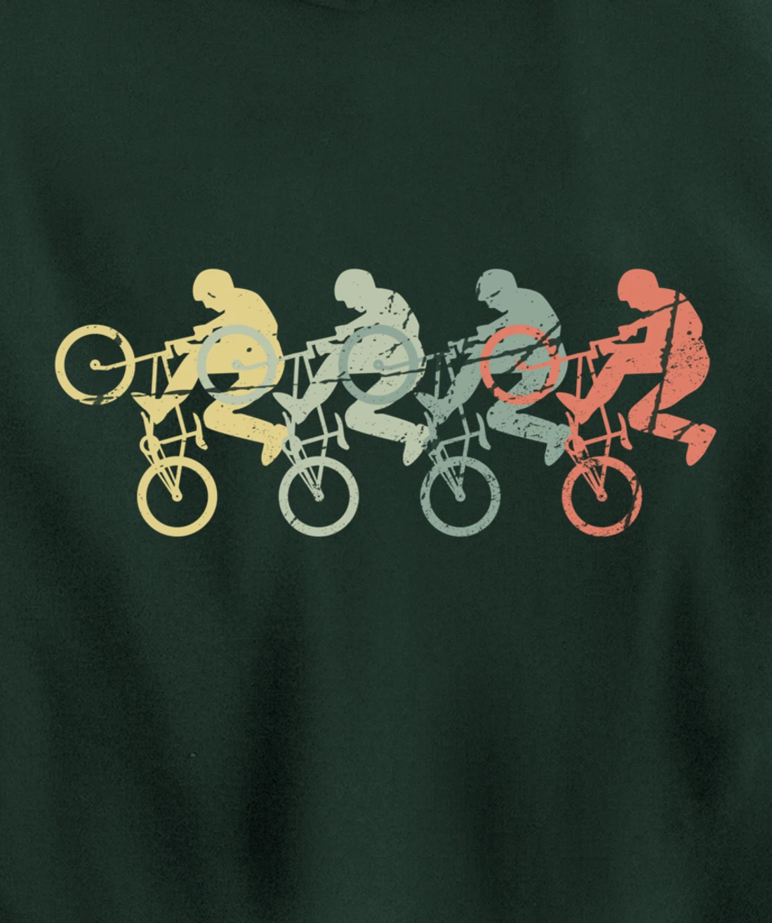 Vintage Retro BMX Gift Idea Pullover Hoodie