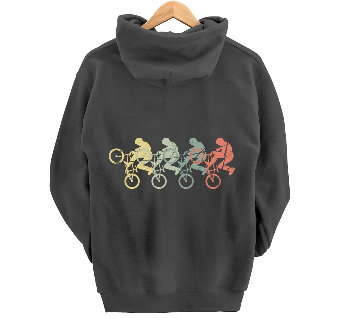 Vintage Retro BMX Gift Idea Pullover Hoodie