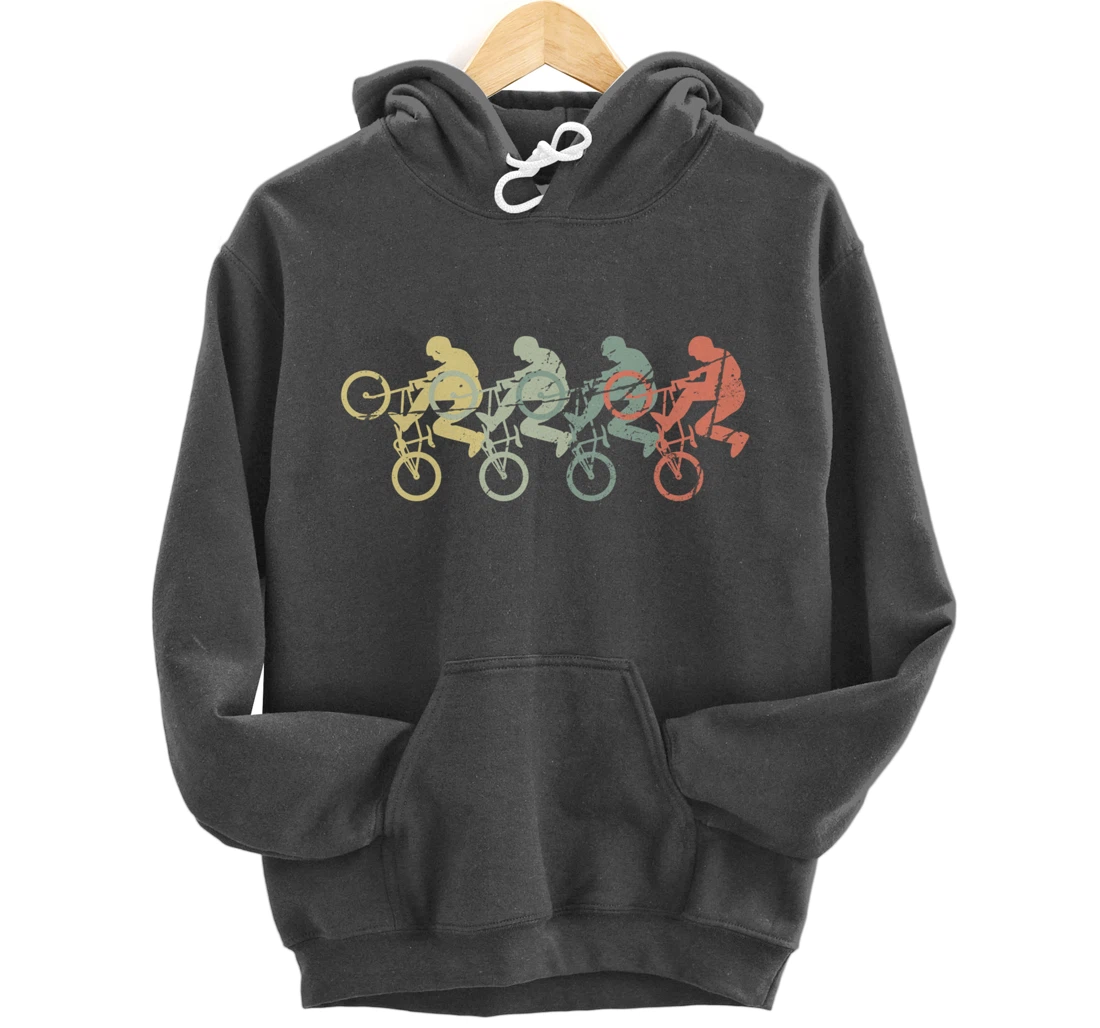 Vintage Retro BMX Gift Idea Pullover Hoodie