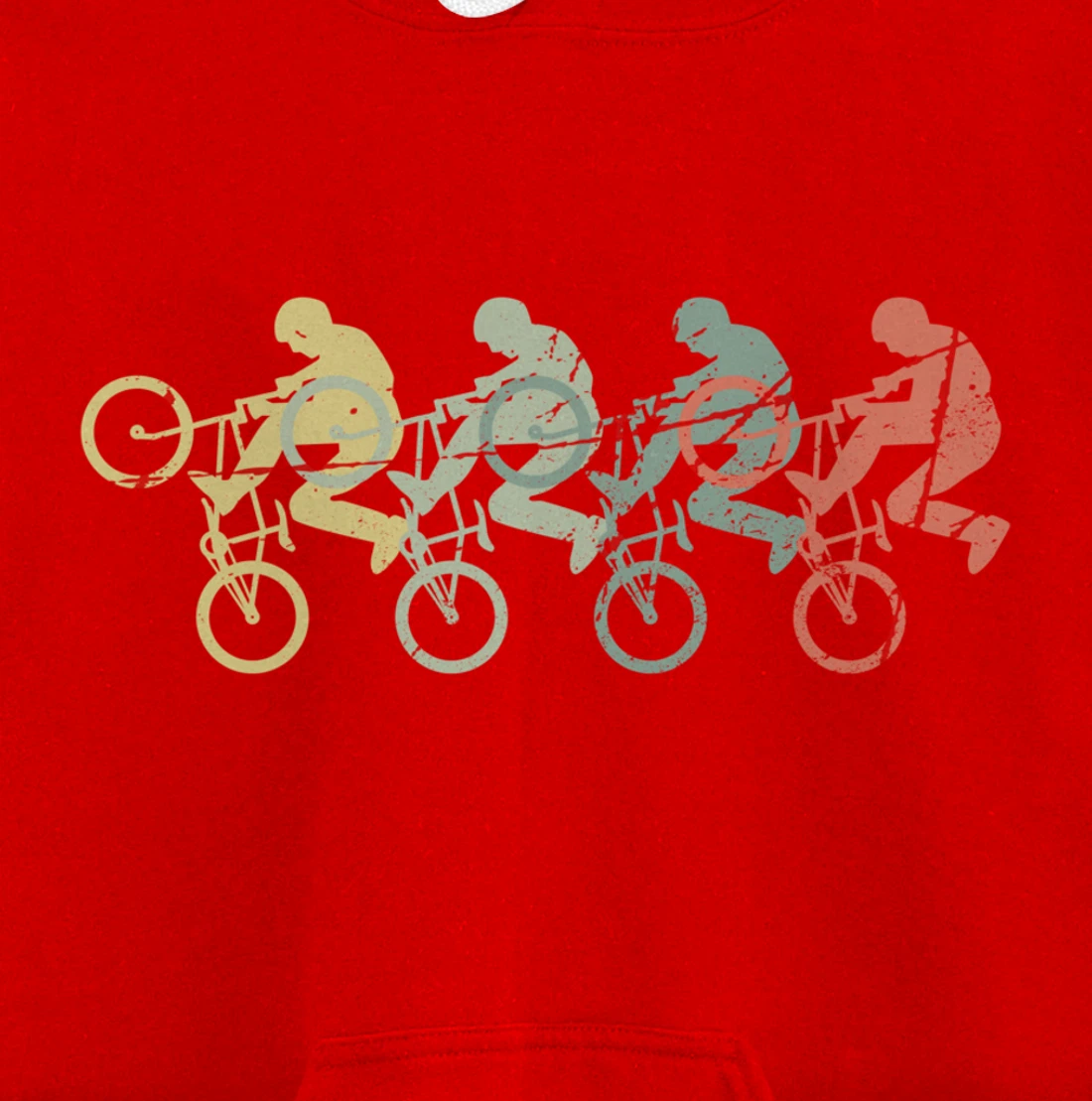 Vintage Retro BMX Gift Idea Pullover Hoodie