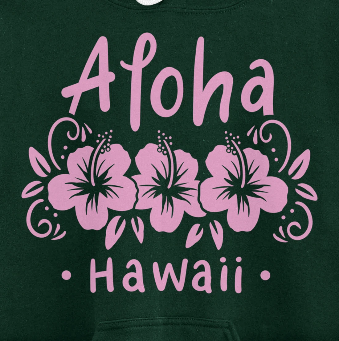 Aloha Hawaii Hawaiian Flower Summer Tropical Gift Pullover Hoodie