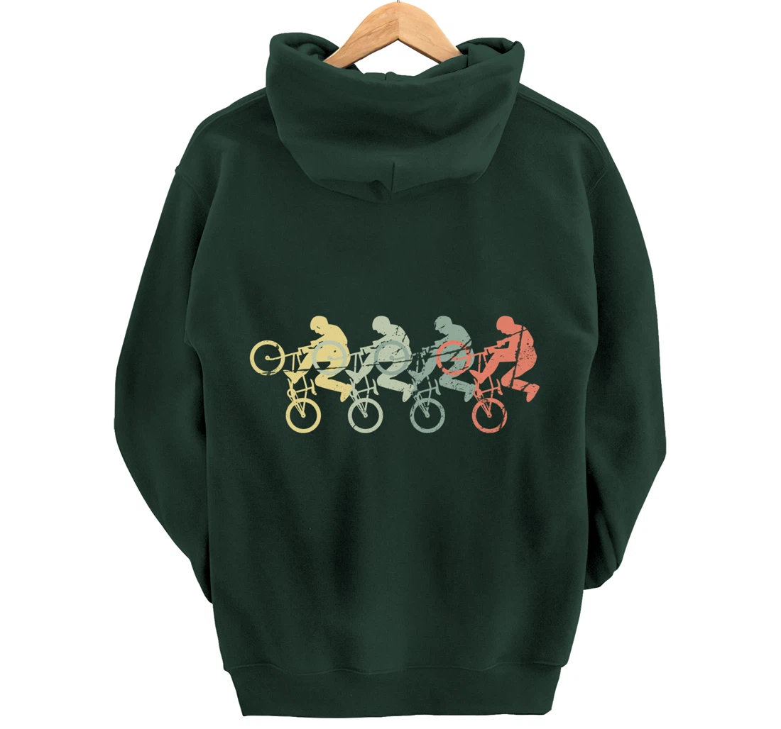 Vintage Retro BMX Gift Idea Pullover Hoodie