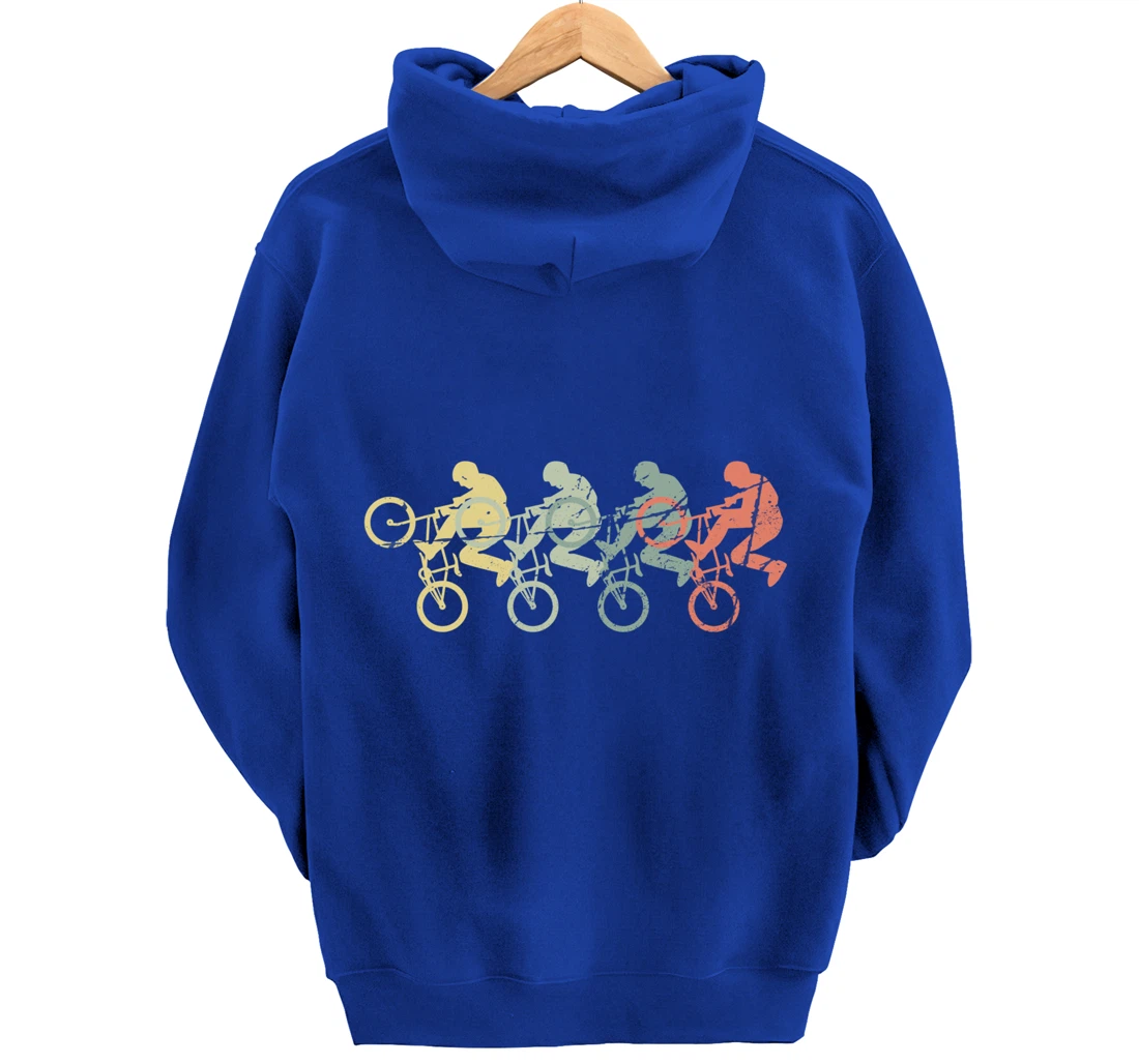 Vintage Retro BMX Gift Idea Pullover Hoodie