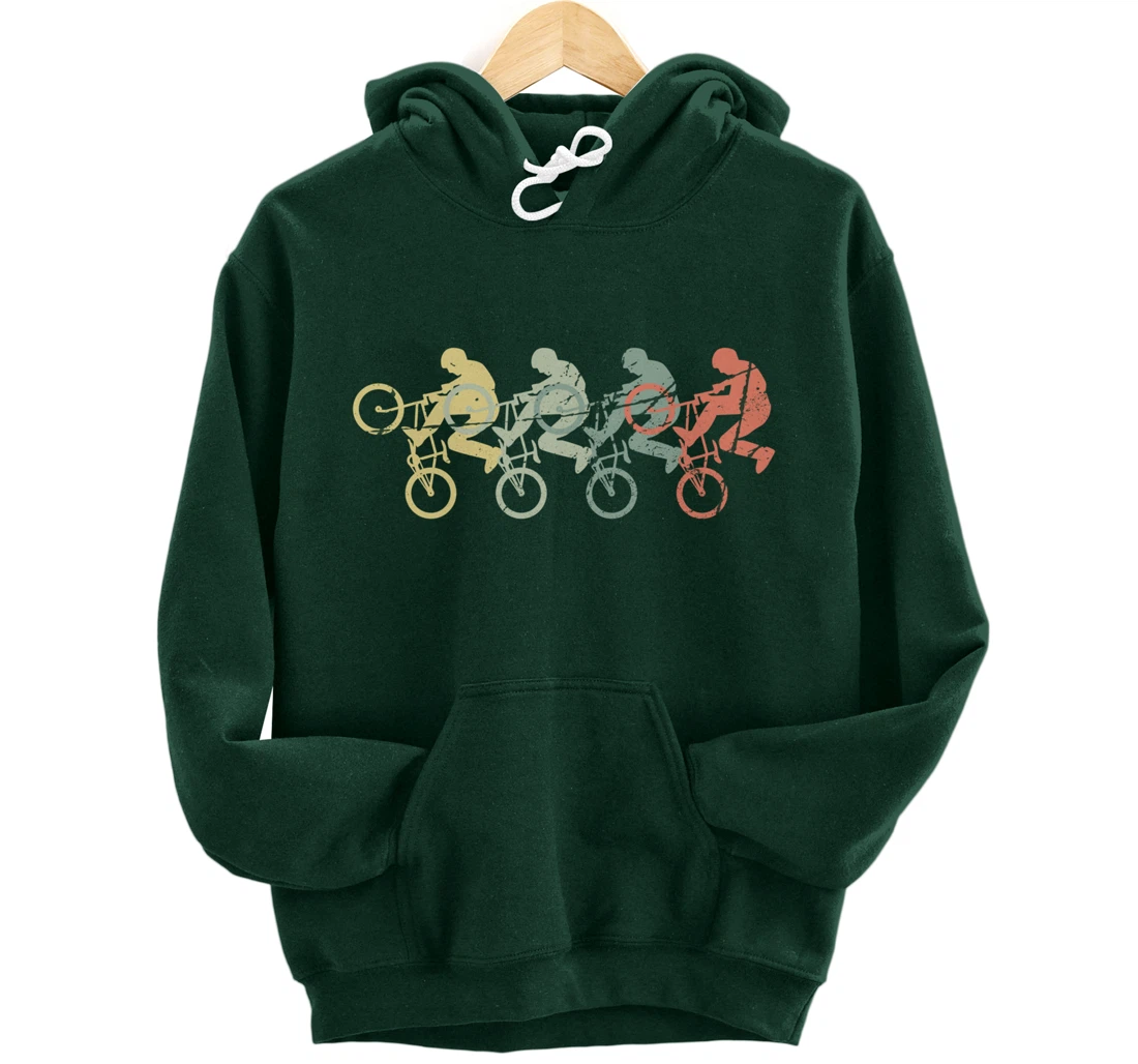 Vintage Retro BMX Gift Idea Pullover Hoodie