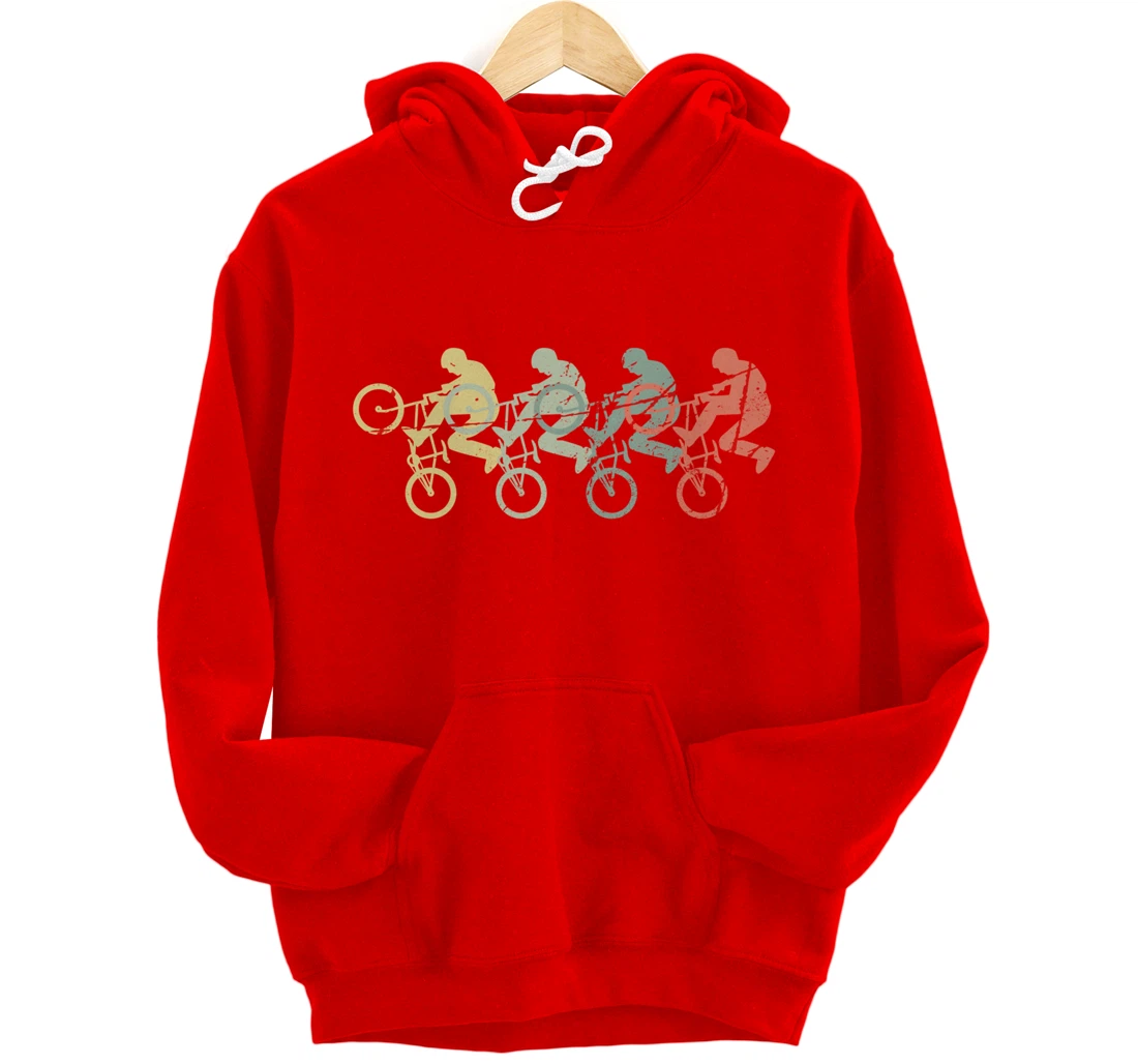 Vintage Retro BMX Gift Idea Pullover Hoodie