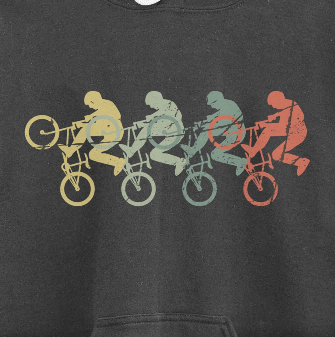 Vintage Retro BMX Gift Idea Pullover Hoodie
