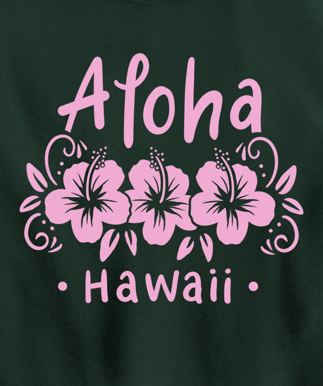 Aloha Hawaii Hawaiian Flower Summer Tropical Gift Pullover Hoodie