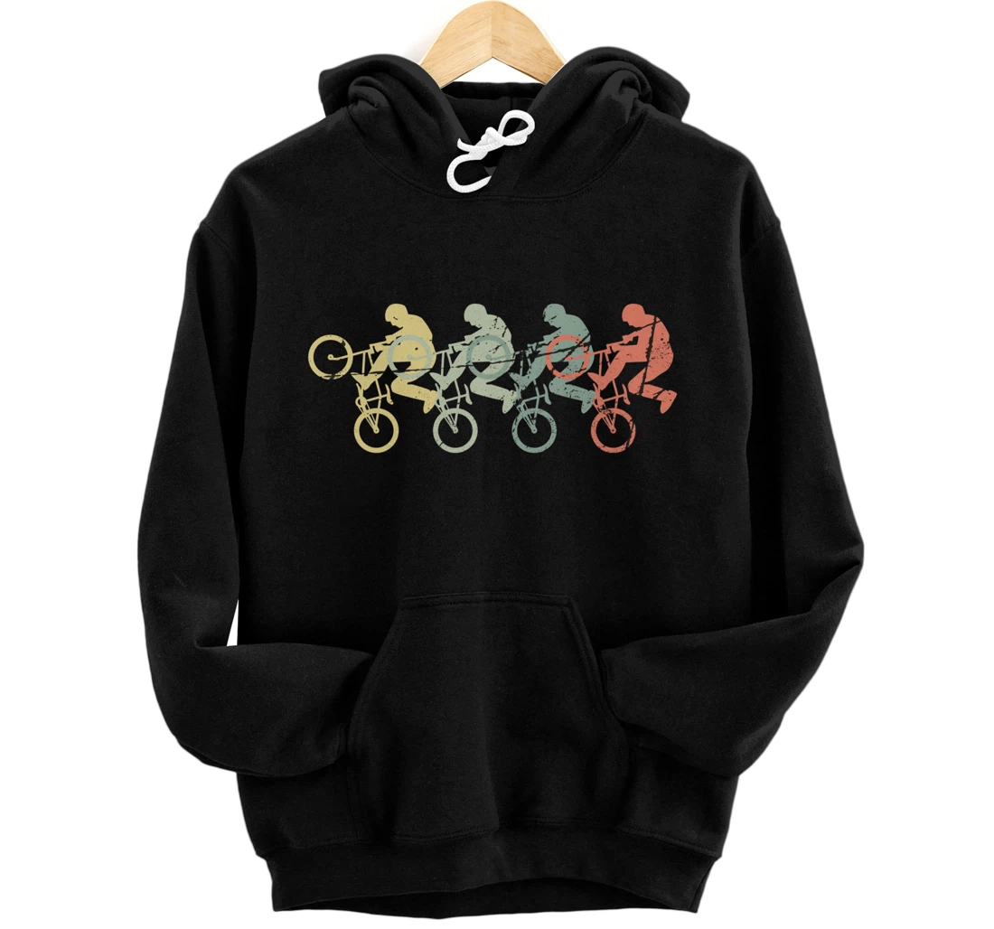 Vintage Retro BMX Gift Idea Pullover Hoodie