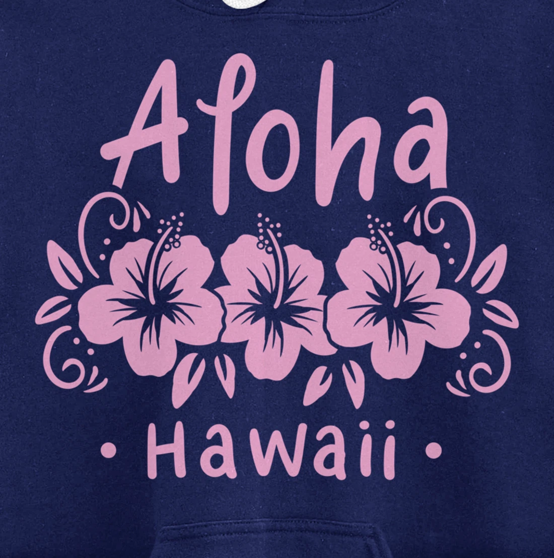 Aloha Hawaii Hawaiian Flower Summer Tropical Gift Pullover Hoodie