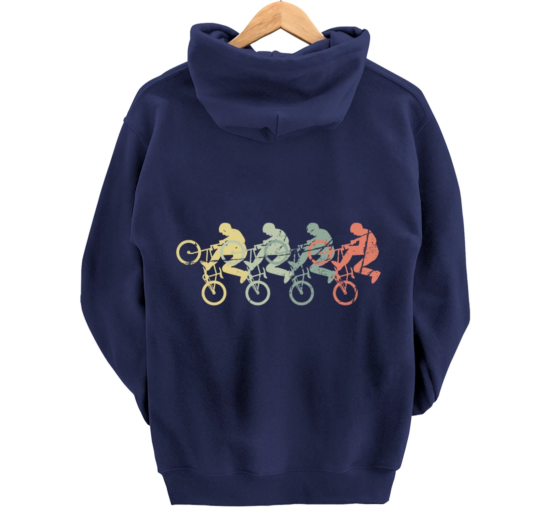 Vintage Retro BMX Gift Idea Pullover Hoodie