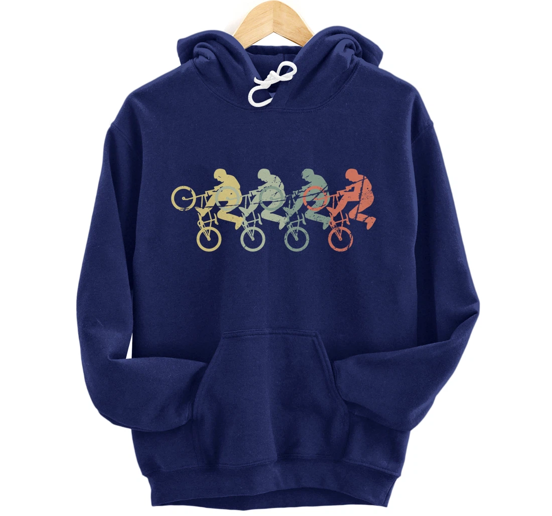 Vintage Retro BMX Gift Idea Pullover Hoodie