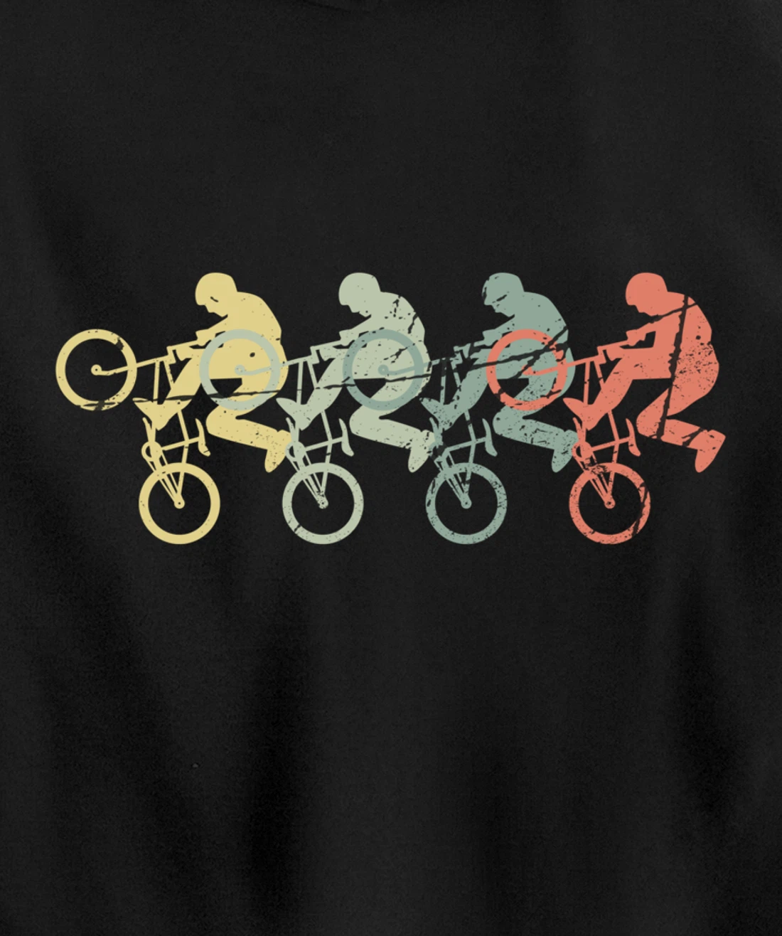 Vintage Retro BMX Gift Idea Pullover Hoodie