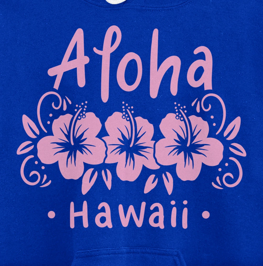Aloha Hawaii Hawaiian Flower Summer Tropical Gift Pullover Hoodie