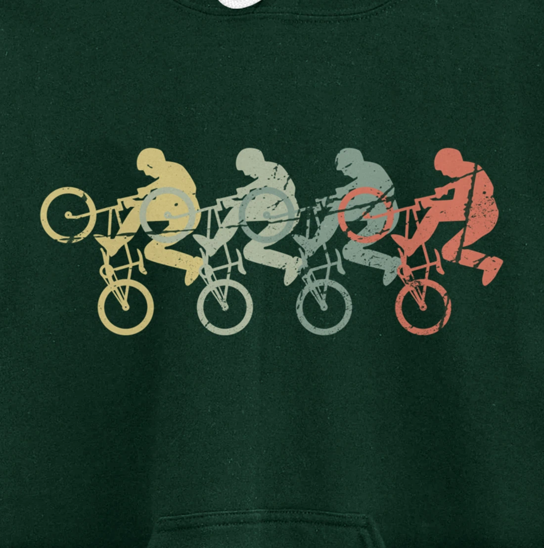Vintage Retro BMX Gift Idea Pullover Hoodie