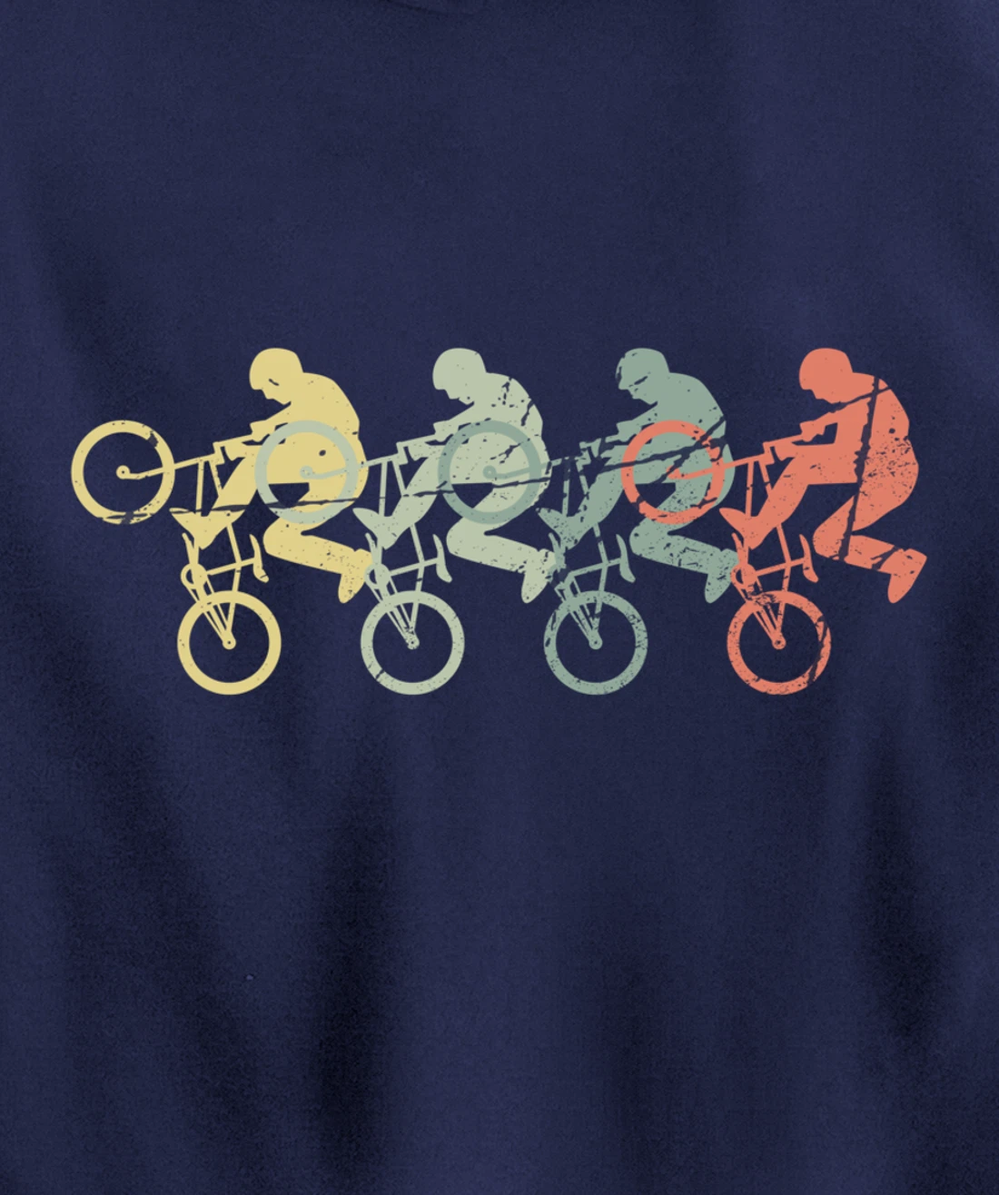 Vintage Retro BMX Gift Idea Pullover Hoodie