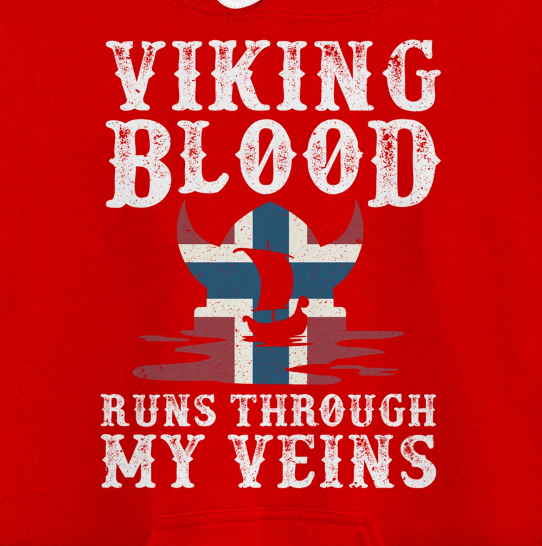 Northern Viking Norwegian Blood Norway Pullover Hoodie