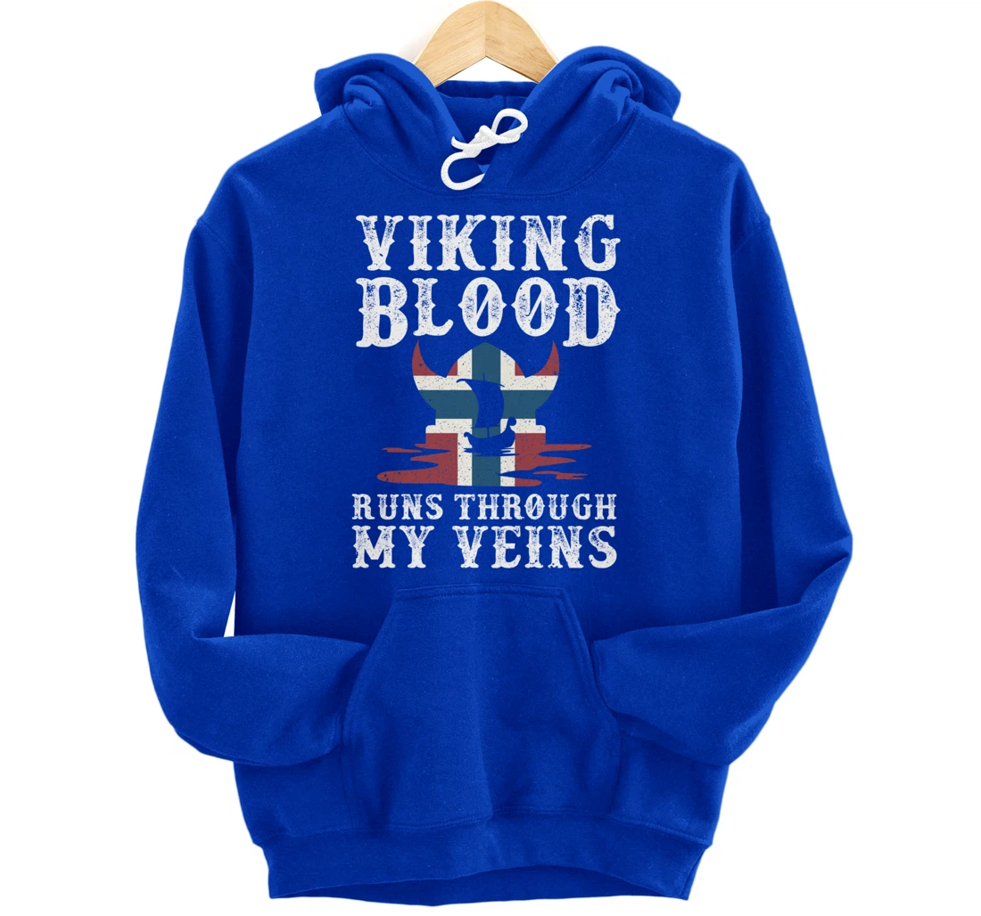 Northern Viking Norwegian Blood Norway Pullover Hoodie