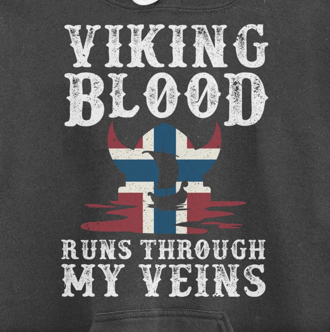Northern Viking Norwegian Blood Norway Pullover Hoodie