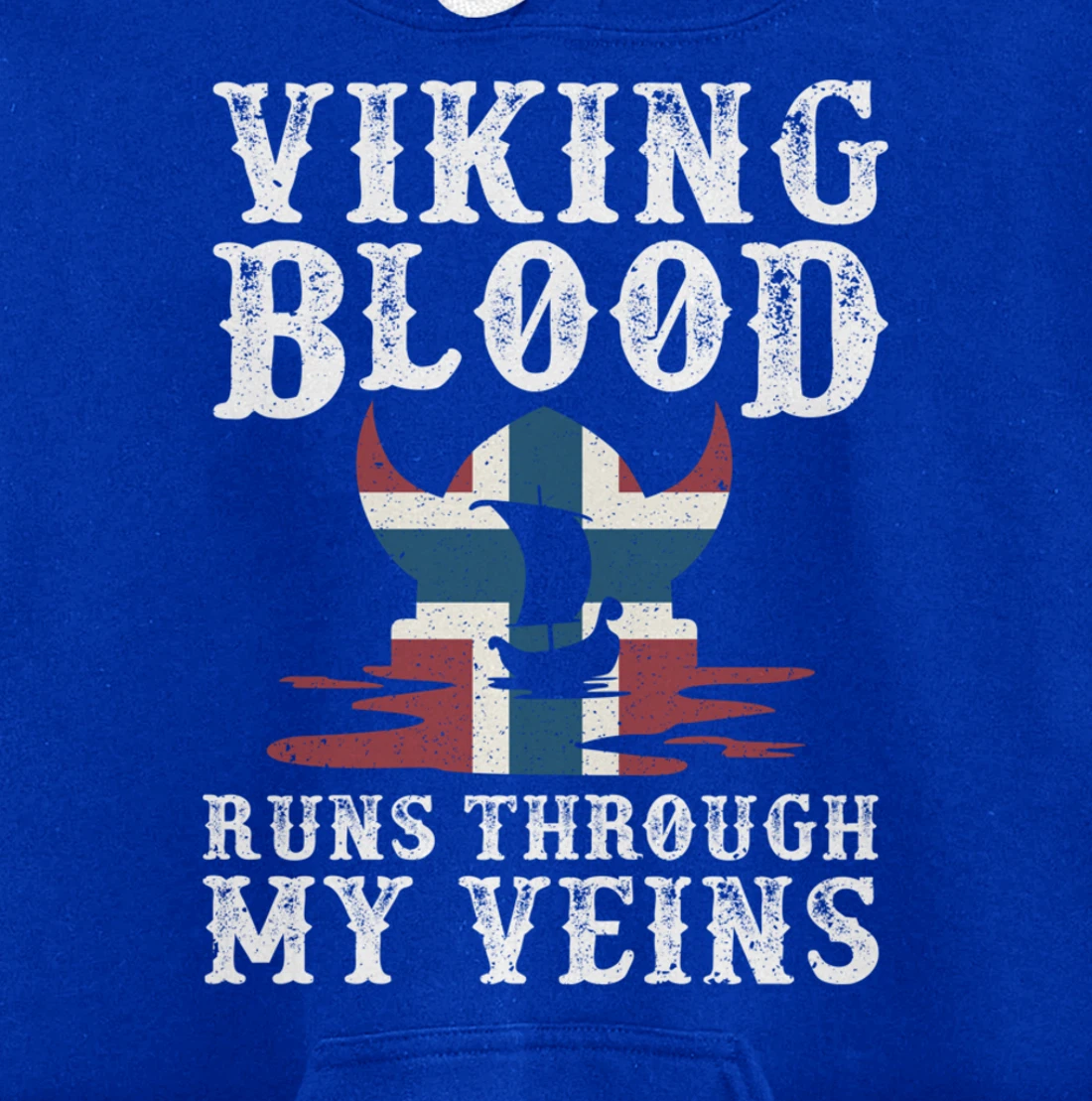 Northern Viking Norwegian Blood Norway Pullover Hoodie