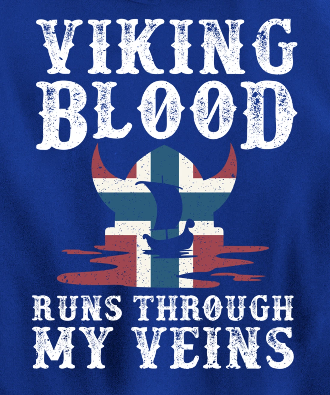 Northern Viking Norwegian Blood Norway Pullover Hoodie