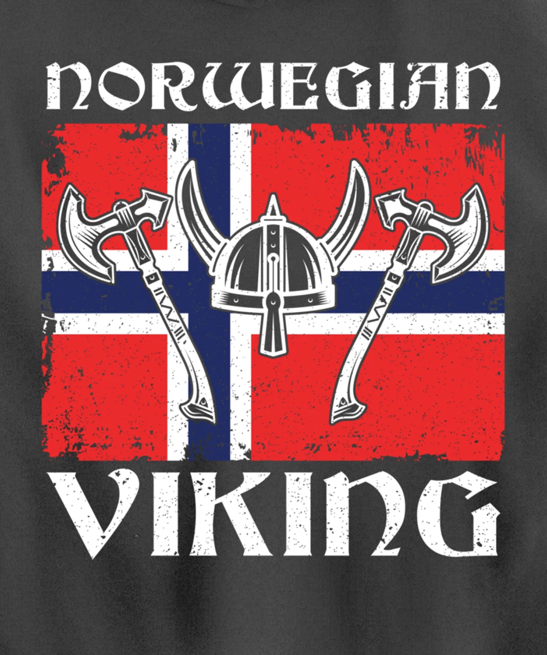 Viking Blood Norway Warrior Gift Norway Pullover Hoodie