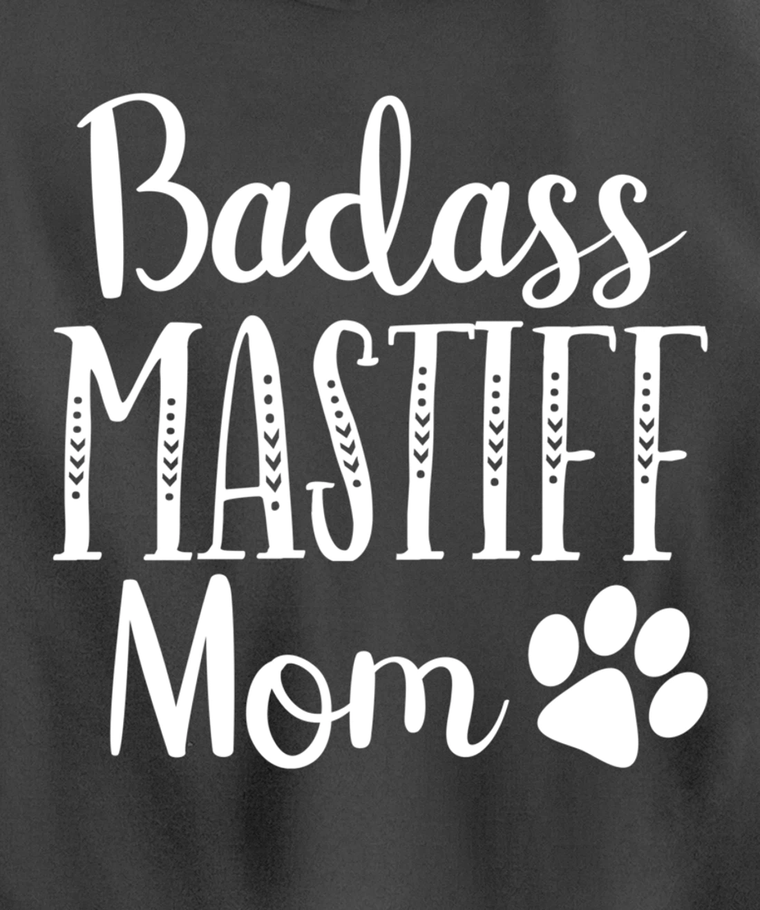 BadAss Bullmastiff Dog Mom Mastiff Lover Funny Owners Funny Pullover Hoodie