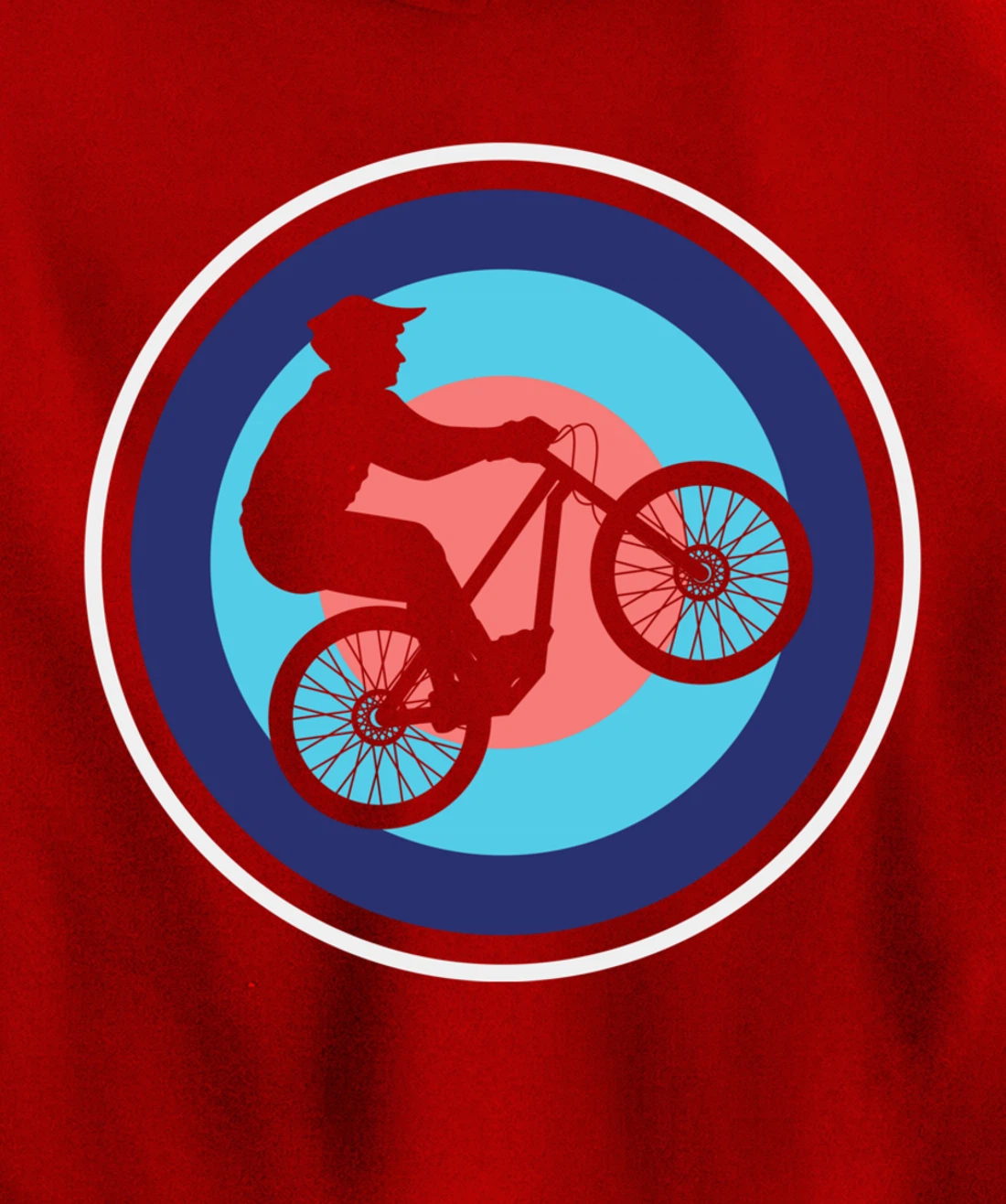 Mountain Bike Gifts Mountain-Biker Graphic Pullover Hoodie