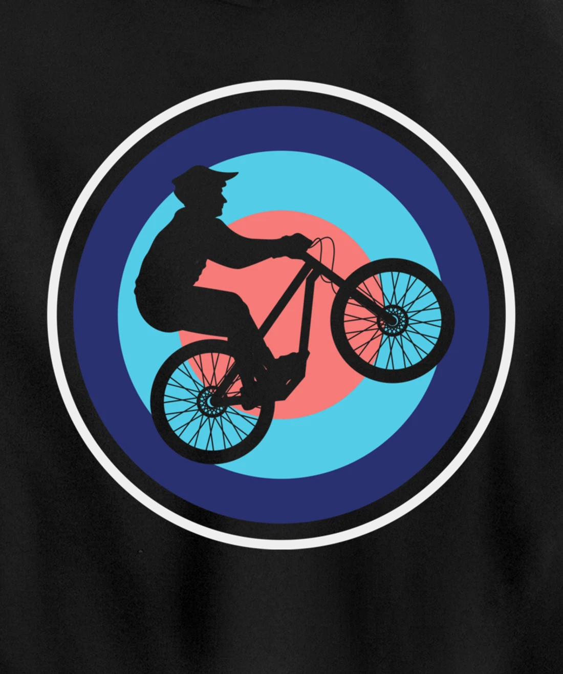 Mountain Bike Gifts Mountain-Biker Graphic Pullover Hoodie