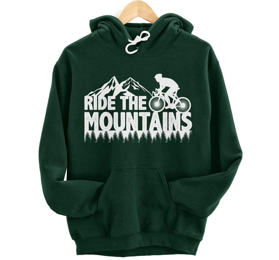 Mountain Bike Gifts Mountain Bike Cycling Pullover Hoodie