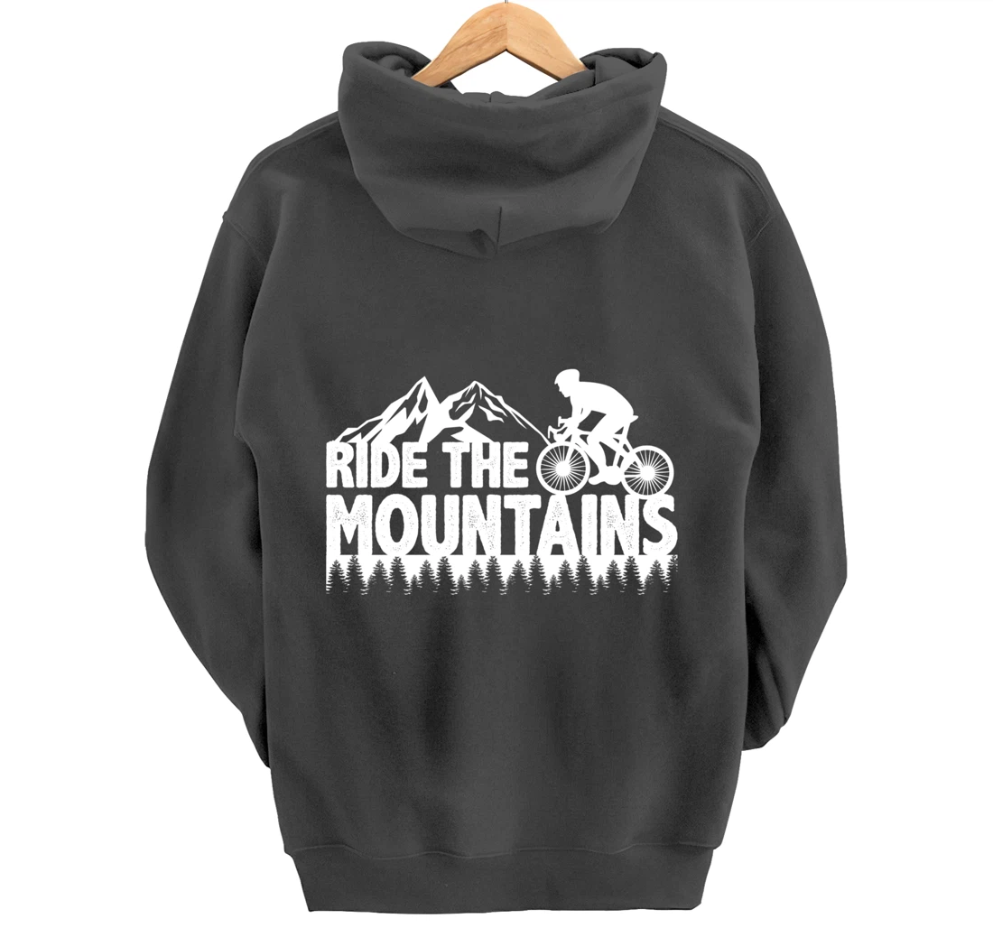 Mountain Bike Gifts Mountain Bike Cycling Pullover Hoodie