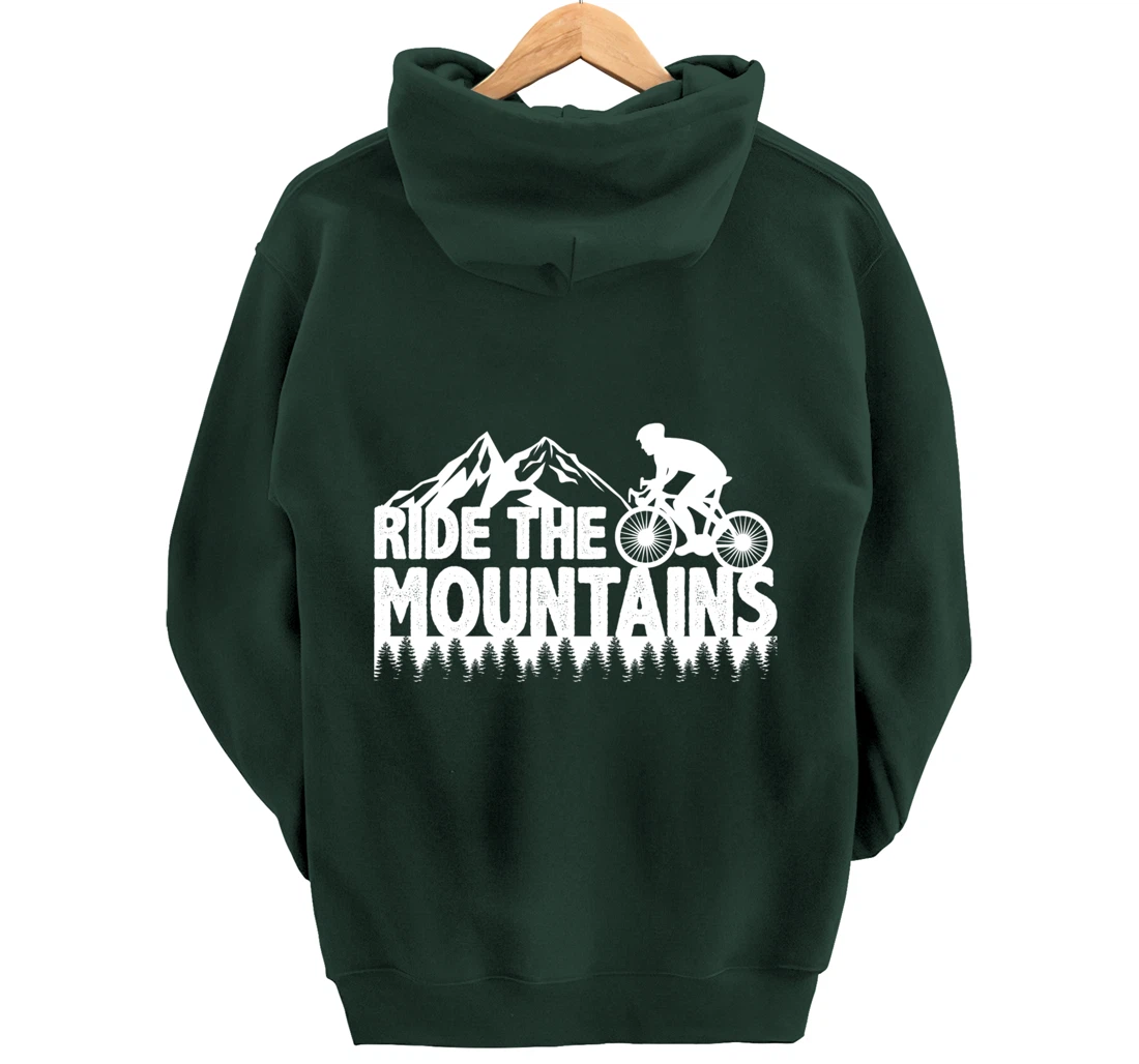 Mountain Bike Gifts Mountain Bike Cycling Pullover Hoodie